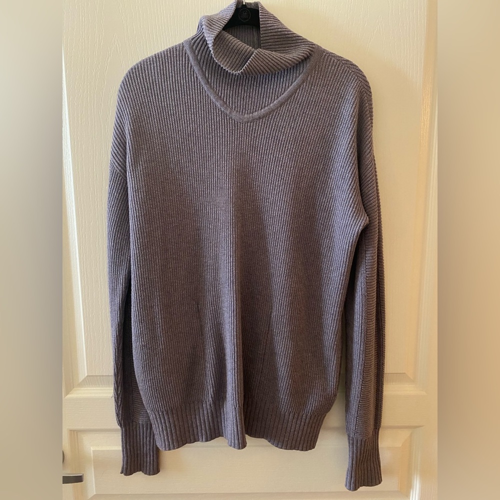 LULULEMON Women's Cozy Calling Turtleneck in Heathered Purple Quartz - S/M